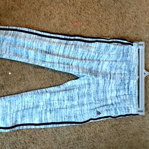 A pair of sweats without much stretch in the thigh